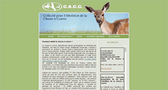 Desktop Screenshot of abolitionchasseacourre.org